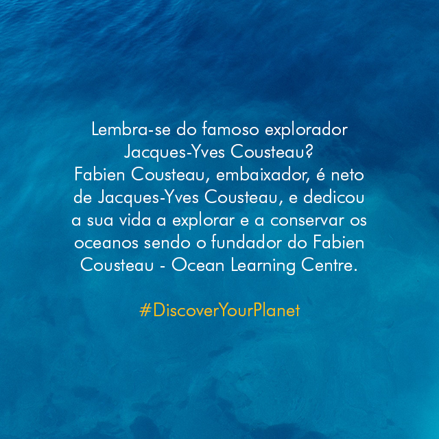 Fabien Cousteau - Ocean Learning Centre