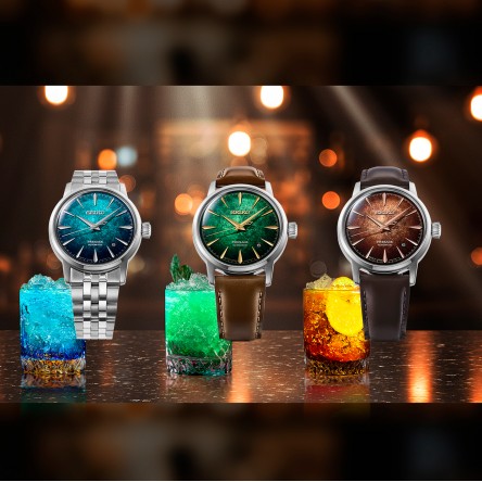 Reloj Presage Cocktail Azul Emerald Mist