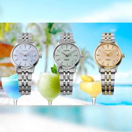 Reloj Presage Cocktail Azul Claro