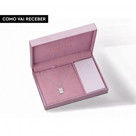 Collar Locket Secrets  Libro Plateado