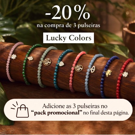 Lucky Colors Green Stones & Happiness Hand Bracelet II